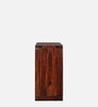 Segur Sheesham Wood Bar Cabinet In Honey Oak Finish