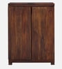 Segur Sheesham Wood Bar Cabinet In Provincial Teak Finish