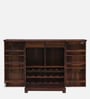 Segur Sheesham Wood Bar Cabinet In Provincial Teak Finish