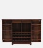 Segur Sheesham Wood Bar Cabinet In Provincial Teak Finish