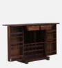 Segur Sheesham Wood Bar Cabinet In Provincial Teak Finish