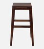 Segur Sheesham Wood Bar Stool In Provincial Teak