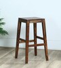 Segur Sheesham Wood Bar Stool In Provincial Teak