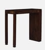 Segur Sheesham Wood Bar Table Set in Provincial Teak Finish With Set of 2 Cushioned Chairs