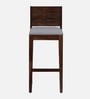 Segur Sheesham Wood Bar Table Set in Provincial Teak Finish With Set of 2 Cushioned Chairs