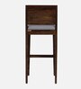 Segur Sheesham Wood Bar Table Set in Provincial Teak Finish With Set of 2 Cushioned Chairs