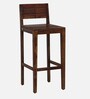 Segur Sheesham Wood Bar Table Set in Provincial Teak Finish With 2 Chairs