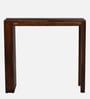 Segur Sheesham Wood Bar Table Set in Provincial Teak Finish With 2 Chairs