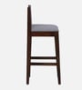 Segur Sheesham Wood Bar Table Set in Provincial Teak Finish With Set of 2 Cushioned Chairs