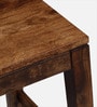 Segur Sheesham Wood Bar Table Set in Provincial Teak Finish With Set of 2 Stools