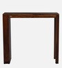 Segur Sheesham Wood Bar Table Set in Provincial Teak Finish With Set of 2 Stools