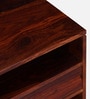 Segur Sheesham Wood Bedside Table In Honey Oak Finish With Drawer