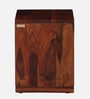 Segur Sheesham Wood Bedside Table In Honey Oak Finish With Drawer