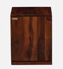Segur Sheesham Wood Bedside Table In Honey Oak Finish With Drawers
