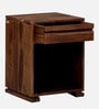 Segur Sheesham Wood Bedside Table In Provincial Teak Finish