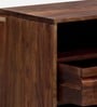 Segur Sheesham Wood Bedside Table In Provincial Teak Finish With Drawer