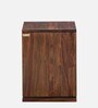 Segur Sheesham Wood Bedside Table In Provincial Teak Finish With Drawer
