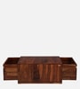 Segur Sheesham Wood Coffee Table In Honey Oak Finish