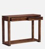 Segur Sheesham Wood Console Table In Provincial Teak Finish