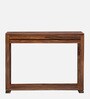 Segur Sheesham Wood Console Table In Provincial Teak Finish