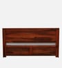 Segur Sheesham Wood King Size Bed In Honey Oak Finish With Box Storage
