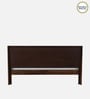 Segur Sheesham Wood King Size Bed In Provincial Teak Finish with Beige Padded Headboard