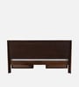 Segur Sheesham Wood King Size Bed In Provincial Teak Finish With Drawer Storage