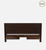 Segur Sheesham Wood King Size Bed In Provincial Teak Finish With Drawer Storage