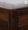 Segur Sheesham Wood King Size Bed In Provincial Teak Finish With Hydraulic Storage