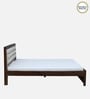 Segur Sheesham Wood King Size Bed In Provincial Teak Finish with Padded Headboard