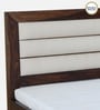 Segur Sheesham Wood King Size Bed In Provincial Teak Finish with Padded Headboard