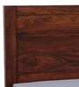 Segur Sheesham Wood Queen Size Bed In Honey Oak Finish