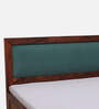 Segur Sheesham Wood Queen Size Bed In Honey Oak Finish With Box Storage