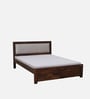 Segur Sheesham Wood Queen Size Bed In Provincial Teak Finish