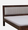 Segur Sheesham Wood Queen Size Bed In Provincial Teak Finish