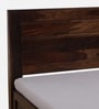 Segur Sheesham Wood Queen Size Bed In Provincial Teak Finish With Box Storage