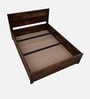 Segur Sheesham Wood Queen Size Bed In Provincial Teak Finish With Box Storage