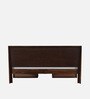 Segur Sheesham Wood Queen Size Bed In Provincial Teak Finish With Drawer Storage