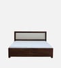 Segur Sheesham Wood Queen Size Bed In Provincial Teak Finish With Drawer Storage