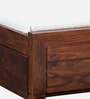 Segur Sheesham Wood Queen Size Bed In Provincial Teak Finish With Drawer Storage