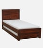 Segur Sheesham Wood Single Bed In Honey Oak Finish With Trundle