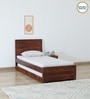 Segur Sheesham Wood Single Bed In Honey Oak Finish With Trundle
