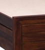 Segur Sheesham Wood Single Bed In Provincial Teak Finish With Drawer Storage