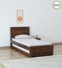 Segur Sheesham Wood Single Bed In Provincial Teak Finish With Trundle