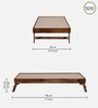 Segur Sheesham Wood Single Bed In Provincial Teak Finish With Trundle