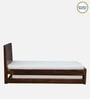 Segur Sheesham Wood Single Bed In Provincial Teak Finish With Trundle