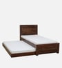 Segur Sheesham Wood Single Bed In Provincial Teak Finish With Trundle