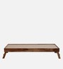 Segur Sheesham Wood Single Bed In Rustic Teak Finish With Trundle