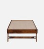 Segur Sheesham Wood Single Bed In Rustic Teak Finish With Trundle