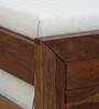 Segur Sheesham Wood Single Bed In Rustic Teak Finish With Trundle